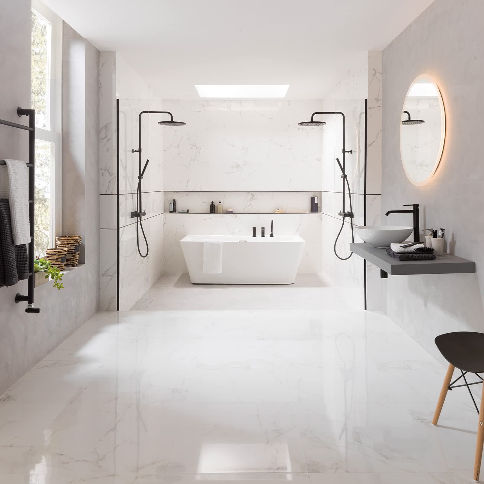 Carrara White Marble slab in Atlanta